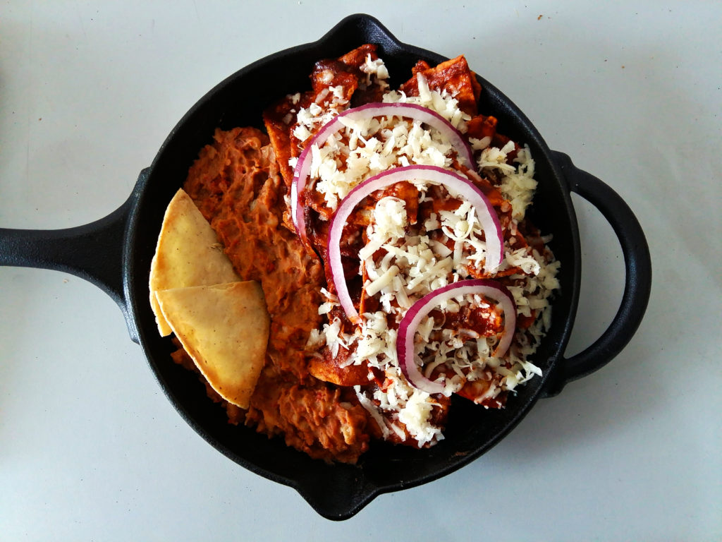 chilaquiles rojos dulces